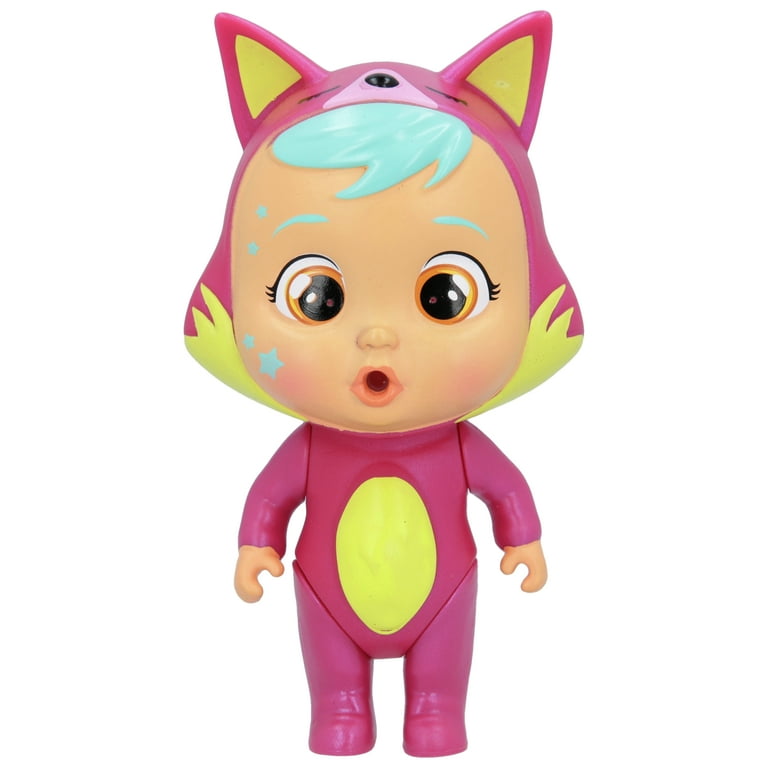 Cry Babies Magic Tears Pink Edition, 8 Pieces Doll Playset with