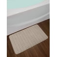 thumbnail image 2 of Vine Bath Mat, Retro Style Floral Vintage Composition with Small Curls Blossoms, Plush Bathroom Decor Mat with Non Slip Backing, 29.5" X 17.5", Warm Taupe and Ivory, by Ambesonne, 2 of 2