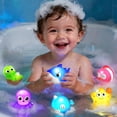 thumbnail image 2 of Bath Toys for Toddlers 1-3, Light Up Animals Baby Bathtub Toys for 1 2 3 Year Old Boys, Birthday Gifts Baby Toddler Toys 1-3 for Boys Girls, 2 of 7