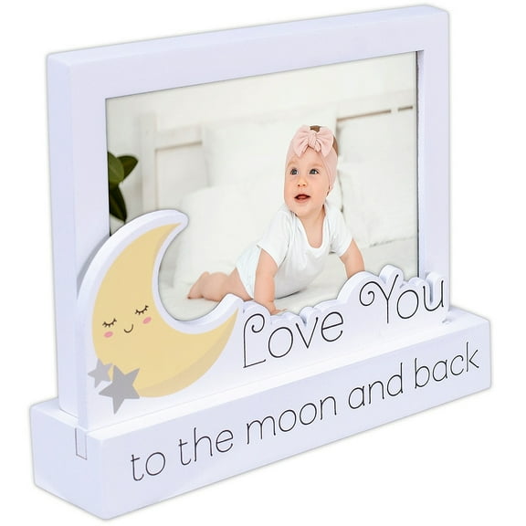 LOVE YOU TO THE MOON AND BACK Baby 6x4 frame - 4x6