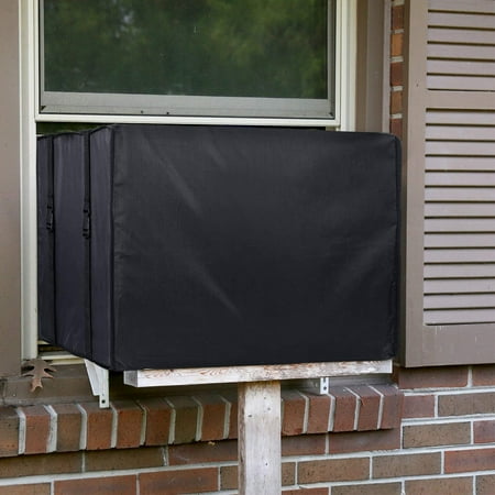 

Air Conditioner Covers Air Conditioner Cover for Outside Units Black Dust-Proof Waterproof AC Cover Outdoor AC Protection Cover