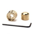 thumbnail image 4 of Metal Nickel Plating Dual Concentric Knobs 1 Set 0.59x0.55in, 4 of 4