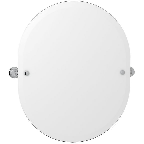 Perrin And Rowe U.6482 Holborn 24-7/16" X 23-3/8" Frameless Bathroom Mirror - Chrome