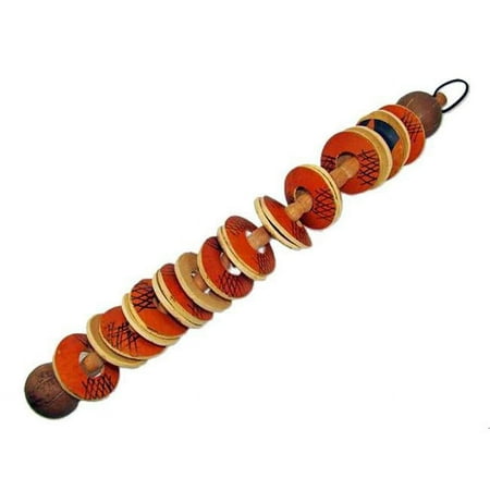 Jamtown World Instruments J0125-555007 Handmade & Fair Trade Duanswa Gourd Bits Shaker Stick