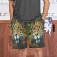 thumbnail image 7 of Relaxed fit printed pajama bottoms, sizes S to XXL A Weak and Energetic Jaguar, 7 of 7