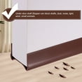 thumbnail image 6 of Uxcell Under Door Draft Stopper, Thickened Double Side Door Blocker, White, 6 of 7