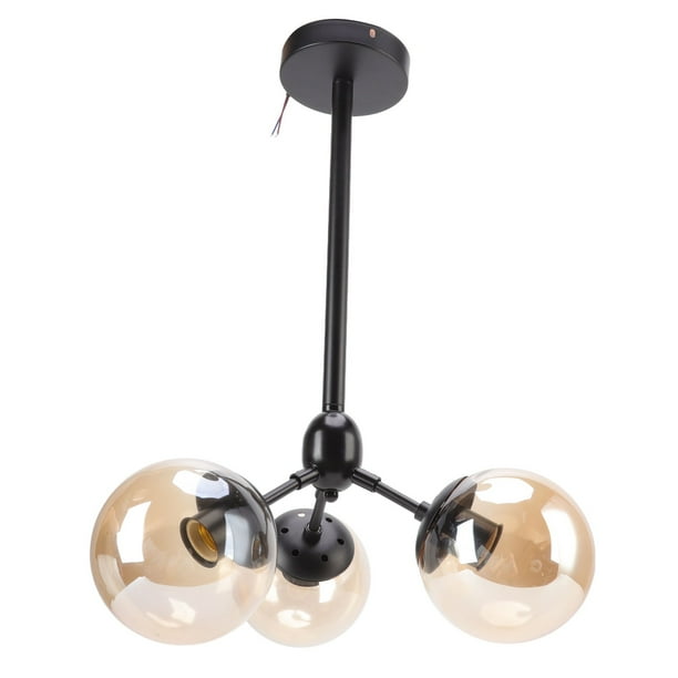 Lámpara de techo BuyWeek 3 bombillas moderna para sala de estar comedor