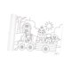 thumbnail image 5 of Rollo de dibujo para niños, desplazamiento de Graffiti de lápiz de colores, juguete educativo, dibujo artístico pegajoso, papel de pintura para colore pasto pastoral, 5 of 8
