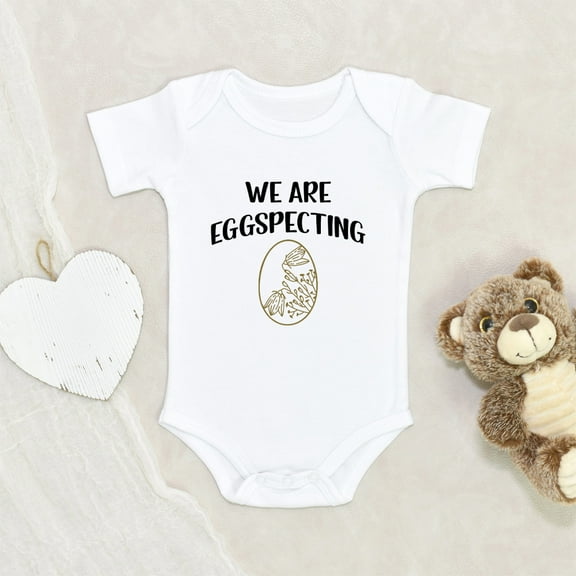 Newbabywishes - We Are Eggspecting Baby Clothes for Boys and Girls - Baby Announcement Clothing