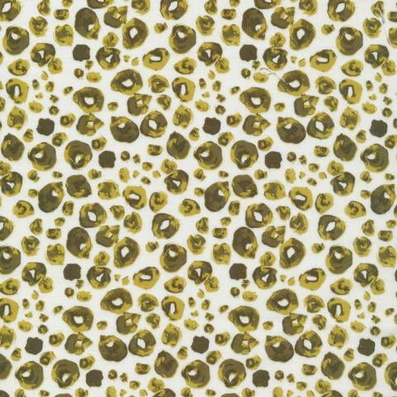 Green animal print fabric, Cloud 9 Grasslands organic cotton, Sold by the Quarter Yard