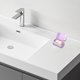 thumbnail image 4 of Caja de jabón para baño, con tapa, drenaje conectado, jabonera, impresión europea, jabonera de color púrpura, 4 of 6