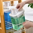 thumbnail image 4 of Capacity Indicator Bottle Laundry Detergent Dispenser Bottle Set for Easy Pouring Organization Plastic Liquid Soap Holder (M), 4 of 7