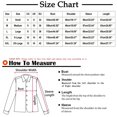 thumbnail image 3 of Women's Christmas Tree Print Hoodie Long Sleeve Crewneck Oversized Fall Sweatshirt Holiday 2025 Trendy Top, 3 of 5