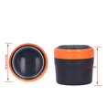 thumbnail image 3 of Car Ashtray Stainless Steel Container Smokeless Blue LED Light with Builtin Battery Universal(Black ), 3 of 3