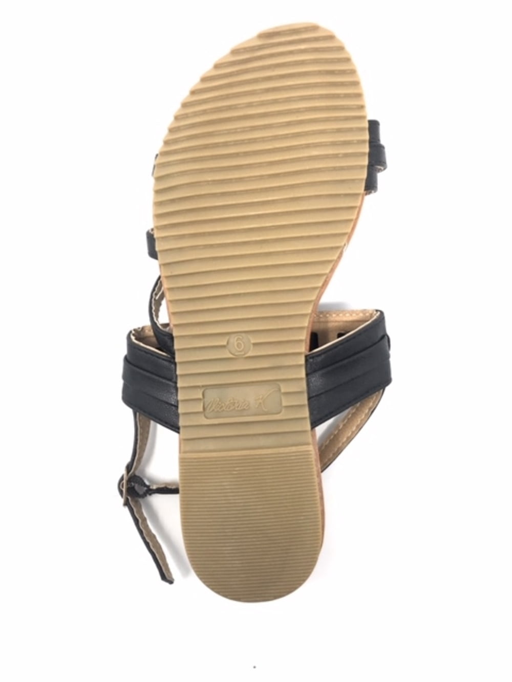 Victoria K Women's Front Straps And Link Chain Sandals
