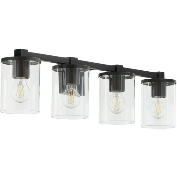 Bolton 4 - Light Matte Black / Black Wall Sconce