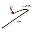 thumbnail image 3 of Cat Teaser Wand Training Fake Feather Decor Cat Teaser Toy Pet Interactive Toy, 3 of 6