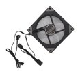 thumbnail image 1 of 120mm Case Fan ARGB Case Cooler Fan, 5V 3 Pin ARGB LED Cooling Case Fan, PWM Silent Computer Fan, Internal Fans Cable Management Silent Fan PWM Fan for CPU Cooler Radiator PC, 1 of 7