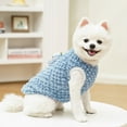 thumbnail image 5 of Small Pet Costume, Popular Bee Themed Sweater for Seasonal Fashion, Irresistible Outfit for Toy Poodles and Pomeranians During Fall. Blue M, 5 of 5