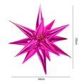 thumbnail image 3 of Washranp 10Pcs 14-Pointed Star Foil Balloons,22Inch Aluminum Foil 4D Starburst Cone Balloons for Christmas Birthday Party Decorations, 3 of 4