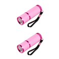 thumbnail image 1 of Vogacara Esmalte de uñas de mano Secado ligero Lámpara púrpura Salón Spa Extensión de uñas Linterna con pilas Nail Art Mini Rosa 2piezas, 1 of 6