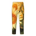 thumbnail image 2 of Disketp Golden Sunflower In Field for Teenagers' Pajama Pants ,Lounge Pants Teen joggers Ideal for Home, School, or Sports-XS(5-6), 2 of 6
