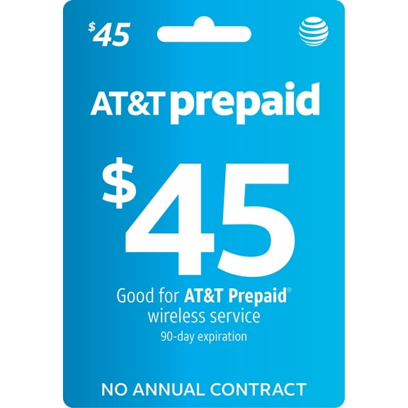 AT&T Prepaid $45 Top Up