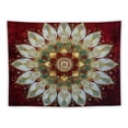 thumbnail image 4 of Printed Mandala Lotus Tapestry Wall Hanging – Boho Wall Art Decor for Bedroom, Living Room, and Apartment, 4 of 7