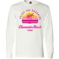 thumbnail image 3 of Inktastic Summer Enjoy the Sunshine Clearwater Beach Florida in Pink Long Sleeve T-Shirt, 3 of 5