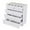 4-Drawer Dresser White, variant on Anself P2 Wood Simple Dresser, 3-Drawer/4-Drawer, White/Black, Indoor Furniture