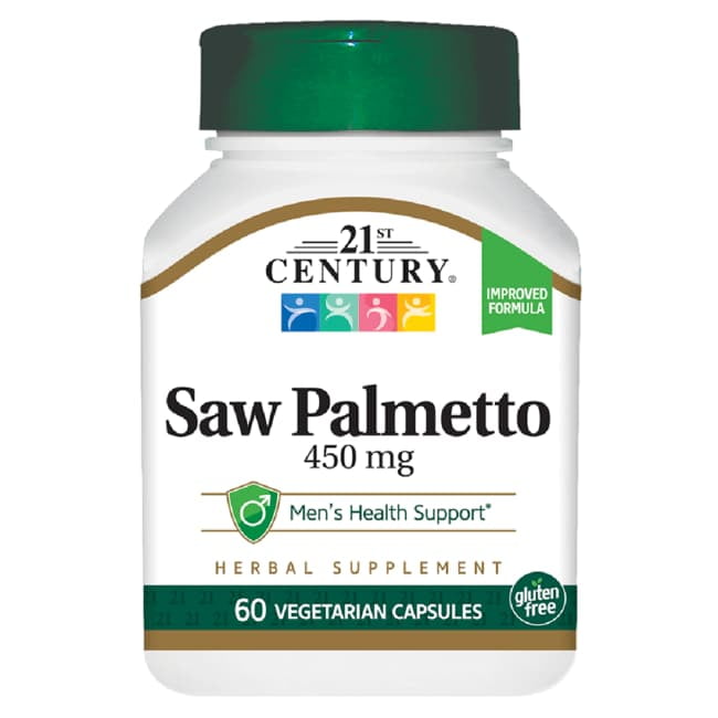 21st Century Saw Palmetto Extract 320mg Capsules, 60 Ct