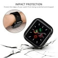 thumbnail image 4 of CIRUTVAL 2/3/4 Pack Soft Case Cover Compatible with Apple Watch Case 41mm 40mm 38mm 45mm 44mm 42mm TPU Shell Protector Bumper Covers Replacement iWatch Series 9 8 7 6 SE 5 4 3 2 1, 4 of 14