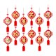 thumbnail image 4 of 12 piezas de adornos colgantes de año Nuevo chino, colgantes de año Nuevo chino, decoraciones del Festival de Primavera para inauguración de la casa, Estilo A, 4 of 8
