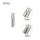 thumbnail image 3 of 2x10mm 304 Inoxidable Acero Espiga Pasadores, 20uds Moleteado Cabeza Plana Chaflanada Extremo Espiga Pasador, Madera Litera Cama Estante Picas Soporte Estantes Fijar Elementos, 3 of 6