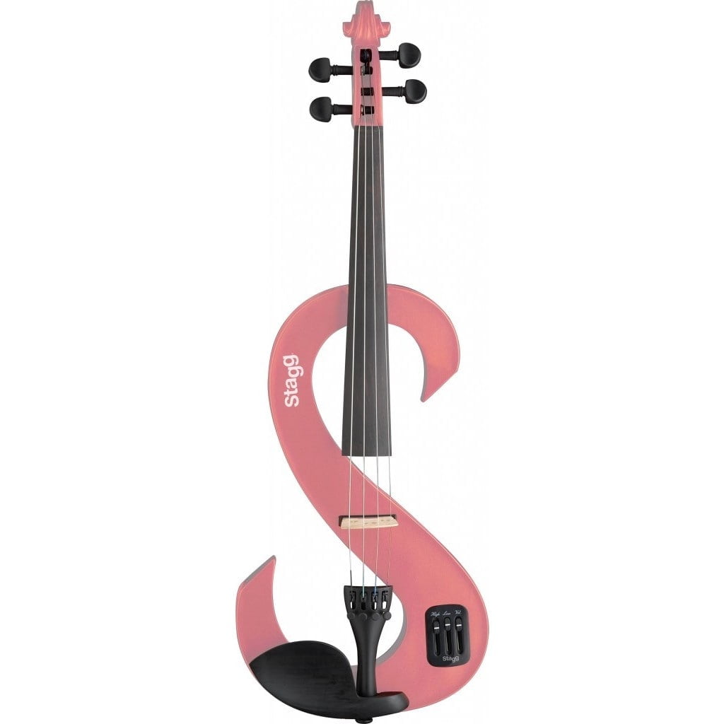 Stagg EVN 44 Series Electric Violin Outfit 4/4 Pink - Walmart.com