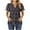 a04_Black, variant on Vetsdori Women's Summer Fashion Chiffon Graphicing Casual V-Neck Short Sleeve T-shirt Tops