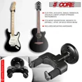 thumbnail image 4 of 5 Core Guitar Wall Mount Hangers Adjustable Rotatable Display Wall Hook Holder w Soft Padding - GH ABS, 4 of 10