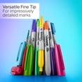 thumbnail image 4 of Juego de rotuladores Sharpie Glam Pop, punta fina permanente, 24 colores, 4 of 4