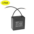 thumbnail image 1 of Capacitor de arranque para ventilador de techo Uxcell 58x31x58mm 24uF 450V CA 2 cables 2 paquetes, 1 of 5