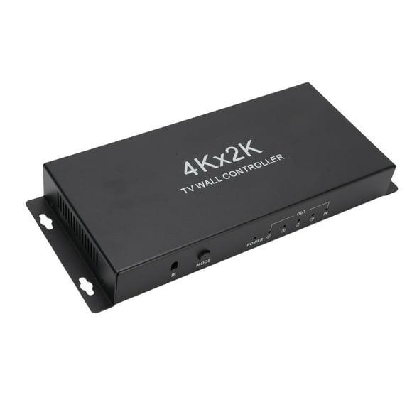 HD Multimedia Interface Splitter, 1 in 4 Out 4K TV Splicing Box HD Multimedia Interface Video Splitter, Multi Screen 2x2 Video Wall Controller Supports 4K X 2K At 30Hz HD Resolution