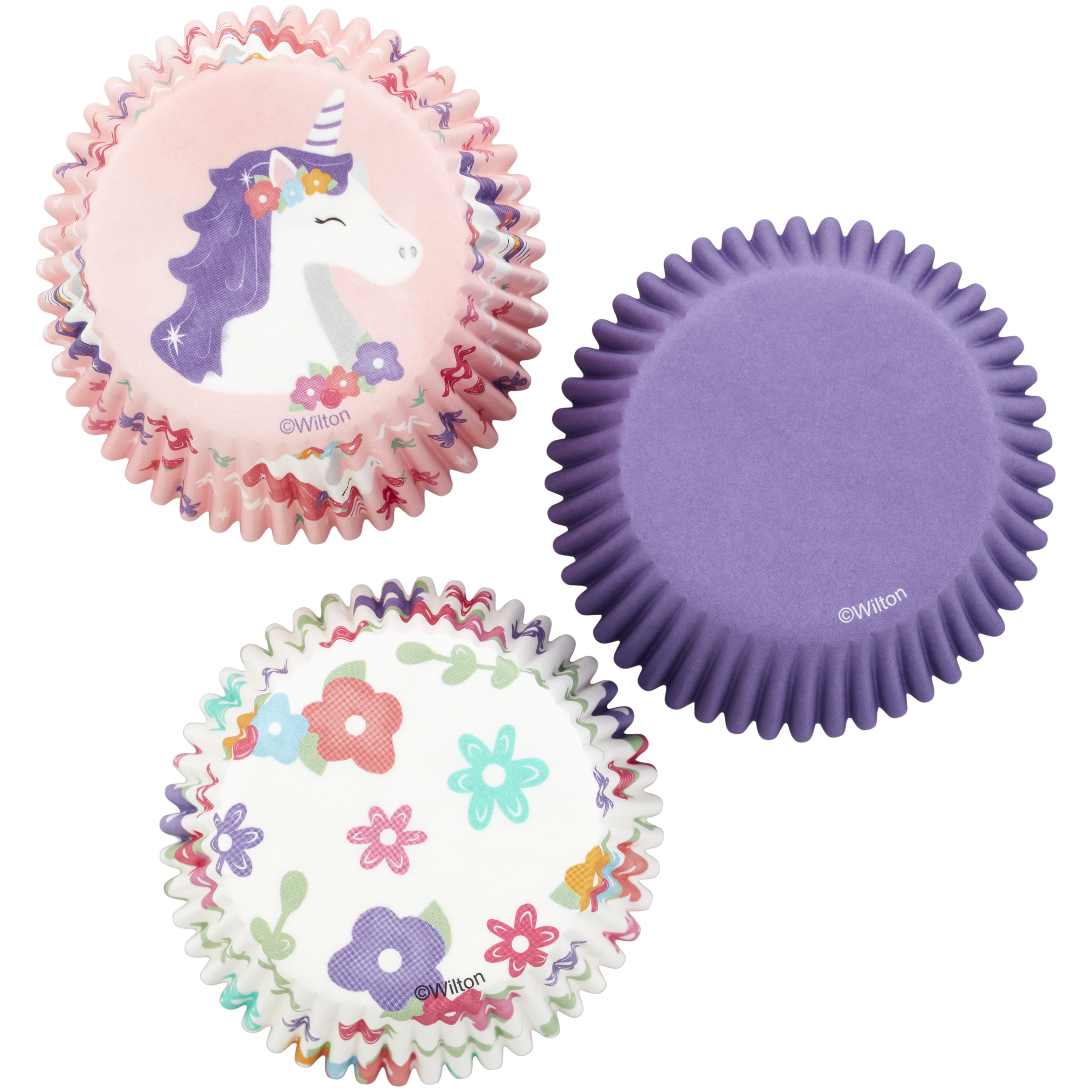 STANDARD Foil Cupcake Liners / Baking Cups – 50 ct LT PURPLE – Cake  Connection