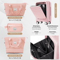 thumbnail image 3 of S-HOME 4-Piece Luggage Set with USB Charging Ports and Wet-Dry Toiletry Bag - 20in Carry-On & 28in Checked Suitcase, 3 of 8