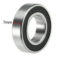 thumbnail image 3 of Uxcell S6902-2RS Deep Groove Ball Bearings 15mm x 28mm x 7mm Double Sealed Stainless Steel 440C, 3 of 4