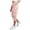 Pink, variant on Women's Pants, High Waist Knit Pants for Daily Wear with Pockets Sophisticated Corded Comfort Blend Trousers Army Green S