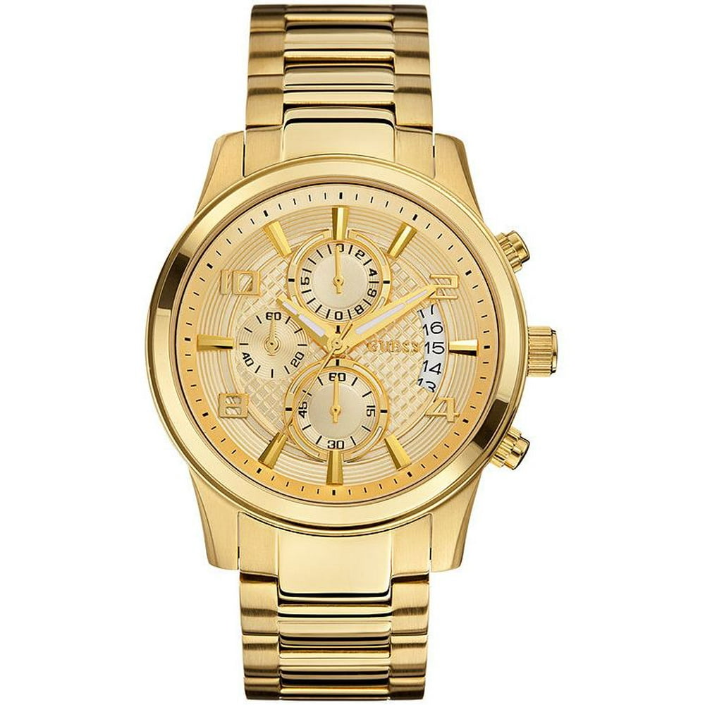 GUESS - Guess Men's Gold-Tone Watch U0075G5 - Walmart.com - Walmart.com