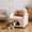 Cream White, variant on Living Room Sofas Furniture Style 2 in 1 Pet Friendly Fluffy Fabric Sherpa Upholstered Leisure Armchair with Lumbar Pillow for Living Room Bedroom Home and Office, Cream White,Comfortable Sofas