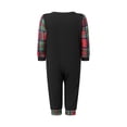 thumbnail image 2 of Christmas Family Pajamas Long Sleeve Tree Print Tops Plaid Pants, 2 of 9