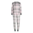 thumbnail image 5 of Joyspun Women's Stretch Velour Pajama Set with Socks, 3-Piece, Sizes XS-3X, 5 of 5