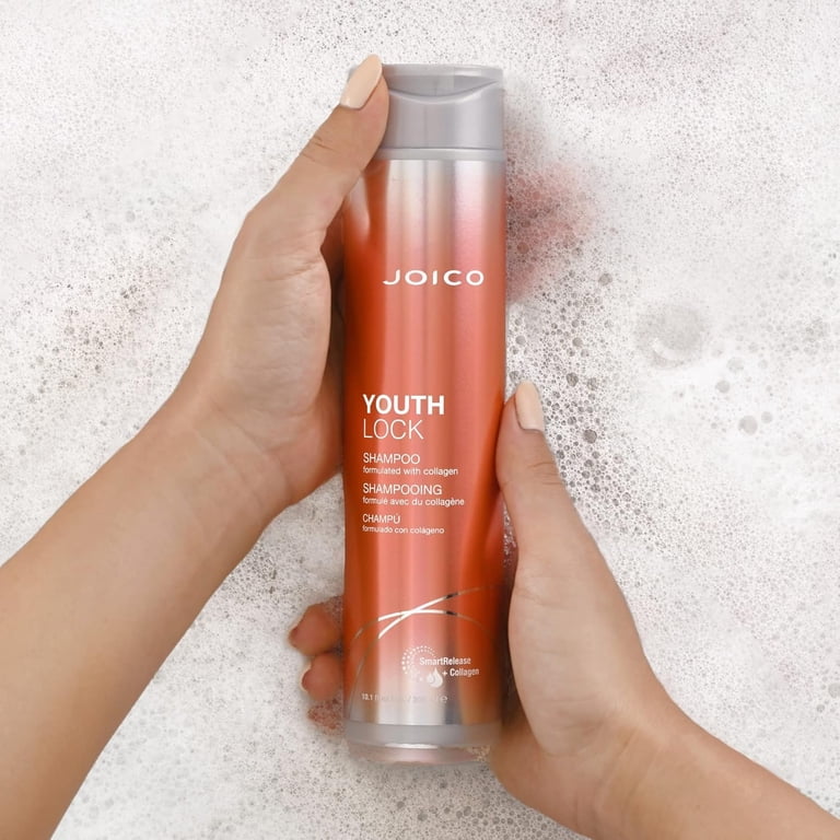 Joico, YouthLock Shampoo, 10.1 oz, Gently Cleanses Hair - Walmart.com