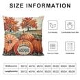 thumbnail image 5 of Fall Pillow Covers Hello Pumpkin Orange Fall Outdoor Pillows Decorative Throw Pillows Cases Farmhouse Autumn Thanksgiving Decorations Cushion Covers Couch Sofa, 5 of 5